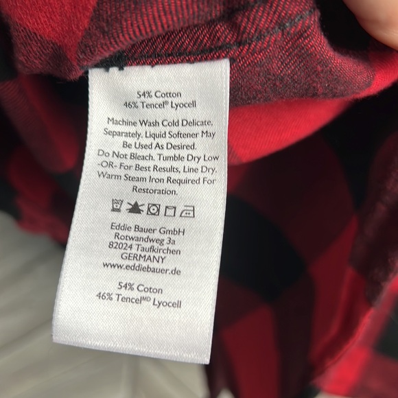 Eddie Bauer Buffalo Plaid Flannel - Picture 5 of 8